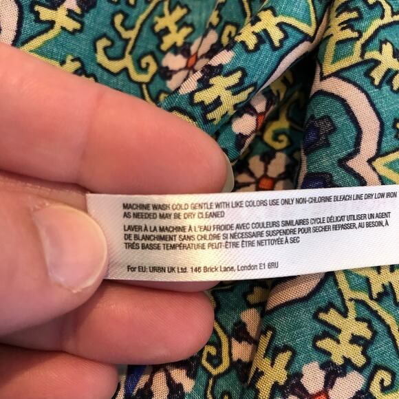 Anthropologie Ella halter handkerchief maxi dress size XS / Small - Picture 11 of 15